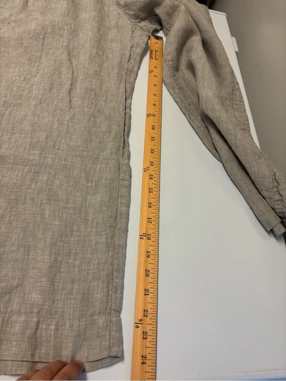 Quince Linen Wide Leg Pull On Drawstring Pants Women’s Size Medium